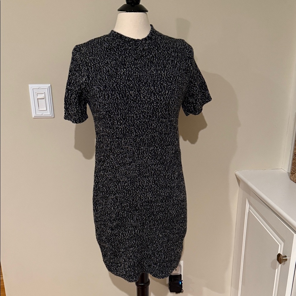 Zara Black and White Women's sweater Dress